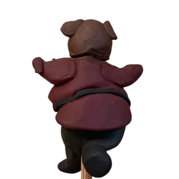 Vintage Handmade Mid-Century Clay Pottery Cocktail Appetizer Picks, Set Of 7 - Picture 13 of 15